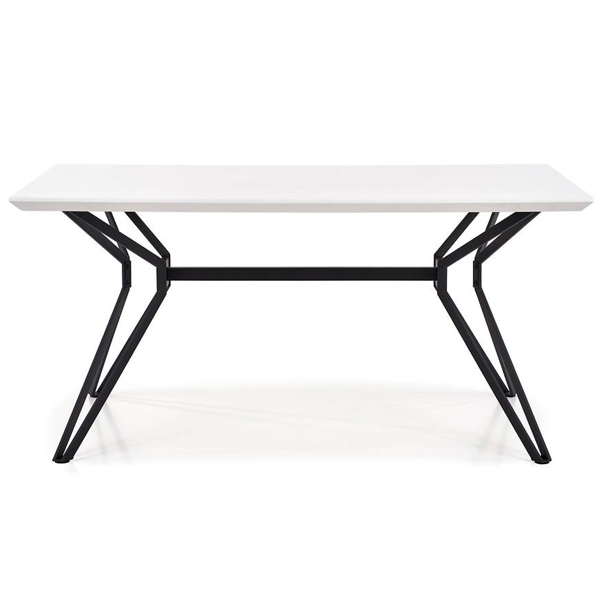 Stôl Pascal 160 Mdf/Oceľ – Biely/Čierna