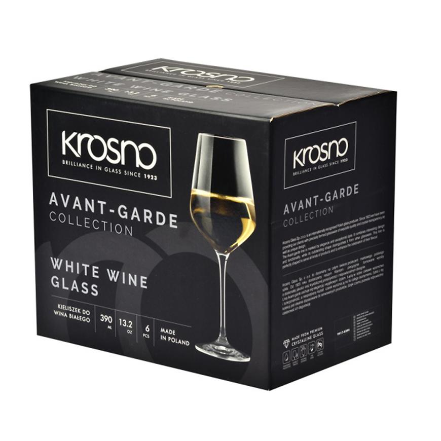 Sada pohárov na biele víno Avant-Garde 6x390 ml