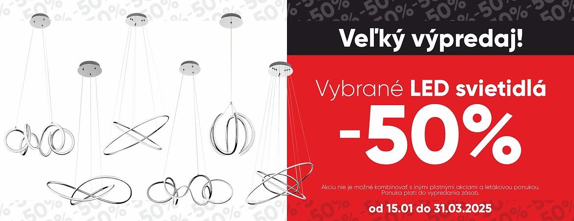 LAMPY LED WYPRZEDAŻ -50