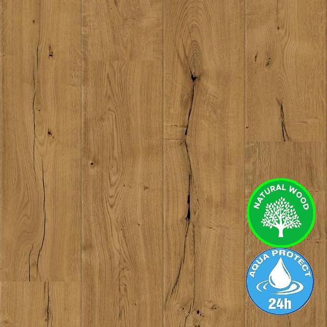 Podlaha dyhovana Dub Sunderland 8.5mm Veneer Parquet. Aqua O274