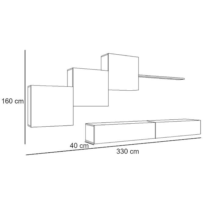 Obývacia stena Switch X Wotan