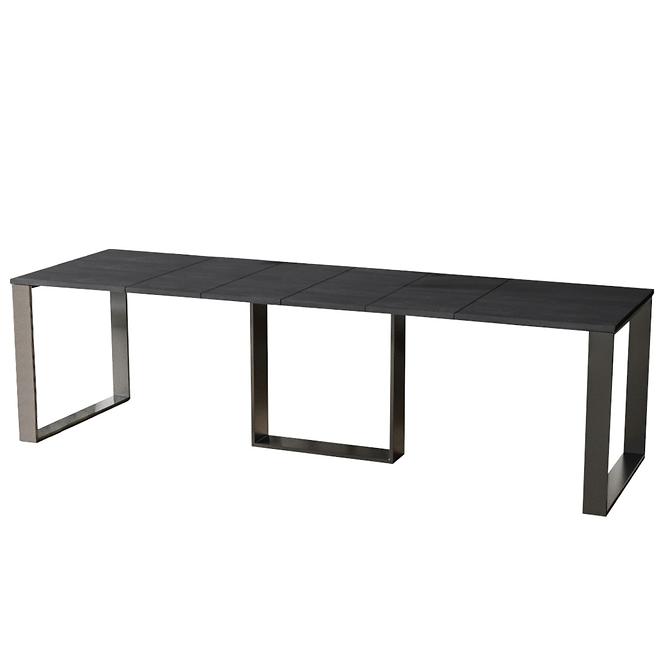 Rozkladací stôl Borys 130/210x80cm betón tmavý