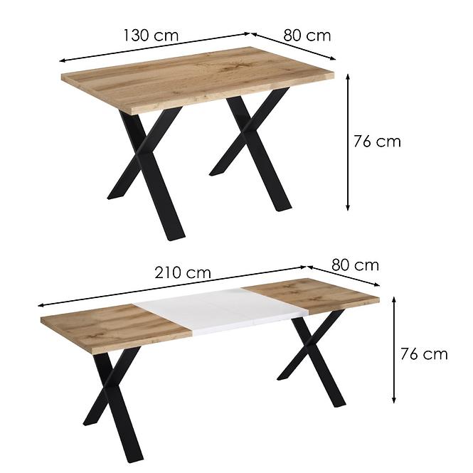 Jedálenský stôl X-210 Dub Wotan