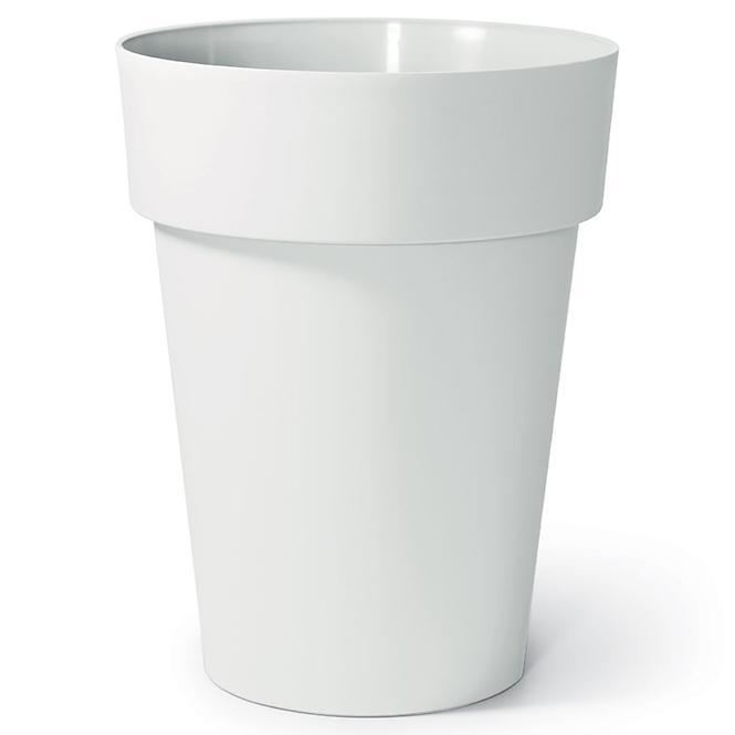 Kvetináč Vaso Round Alto Cleo 55cm biely