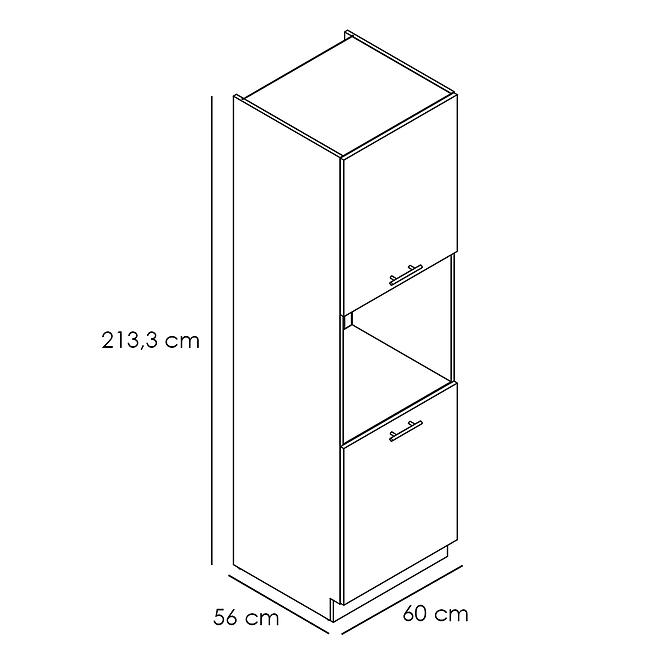 Skrinka do kuchyne Bono D60pk 2133 Pl Dub Sonoma/Biely