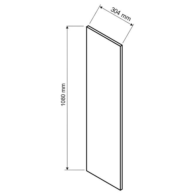 Panel bočný Irma 1080x304 zelená Mat