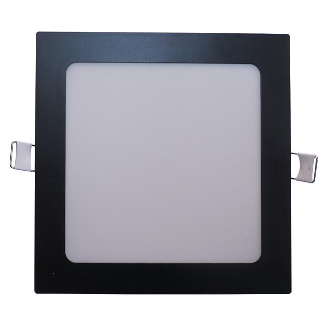 LED panel SQUARE 12W 4200K štvorcový čierny