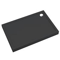 Vanička obdĺžniková Black Mat 80x120x12 Espera Plus AQM4638CMG