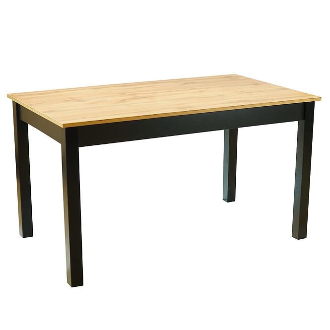 Rozkladací stôl St30 Jarek 140/180x80cm dub wotan nohy cierne