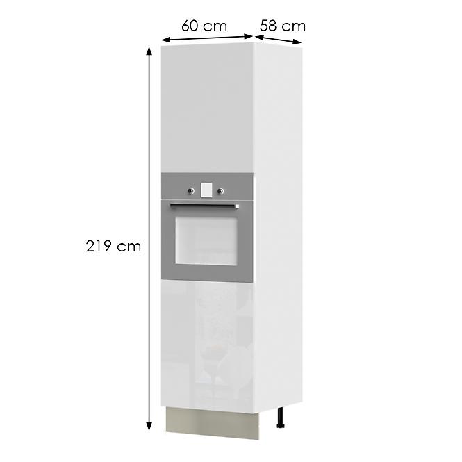 Kuchynská skrinka Infinity K21-60-2KR/5 Crystal White