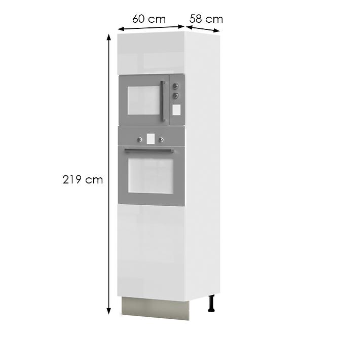 Kuchynská skrinka Infinity K21-60-RM/5 Crystal White