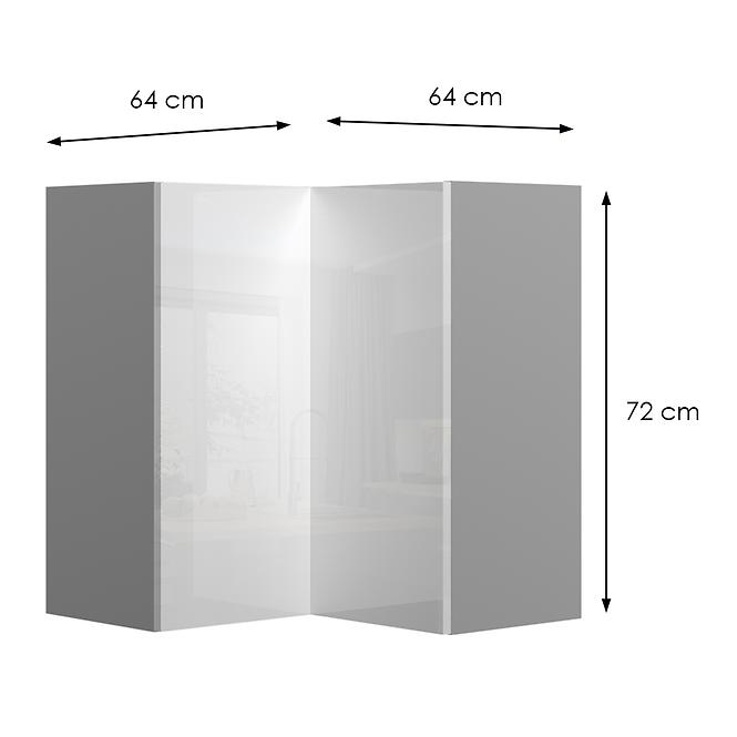 Kuchynská skrinka Infinity V7-UG-2K/5 Crystal White