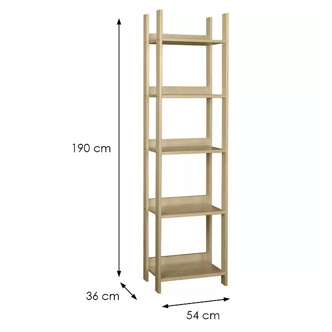 Regál eko vysoký 190 borovica surová