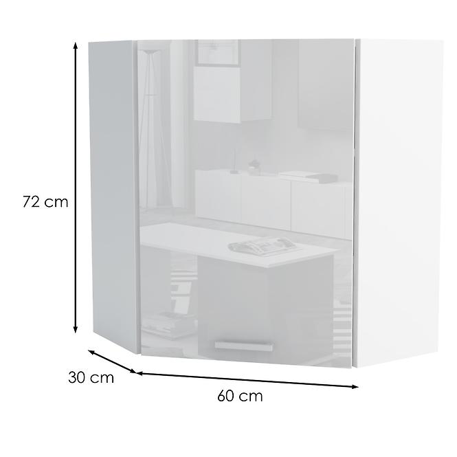 Kuchynská skrinka 60/60 GN V-72 LUX biela