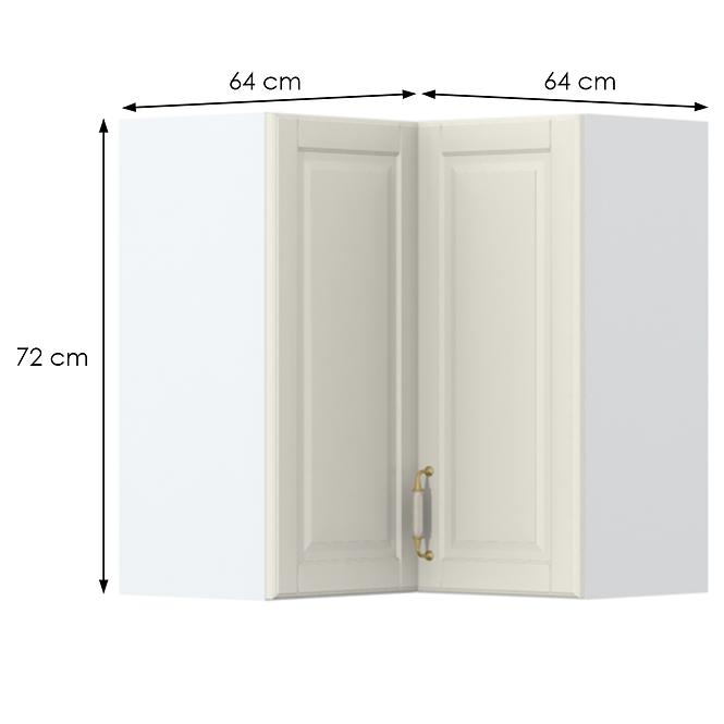 Kuchynská skrinka Evergreen V7-UG-2K/4 ivorymat