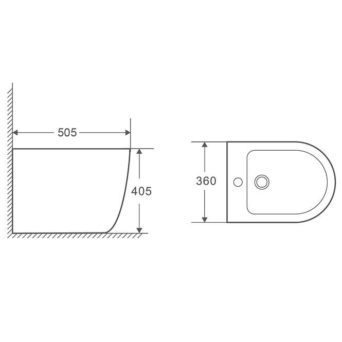 Bidet stojací Igar