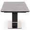 Rozkladací stôl Martin 160/200x90cm Tmavé Popolavý/Čierna,5