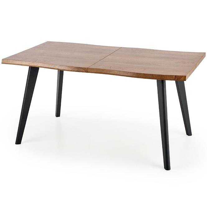 Rozkladací stôl Dickson 150/210x90cm  Mdf/Drevo – Dub Naturalny/Čierna