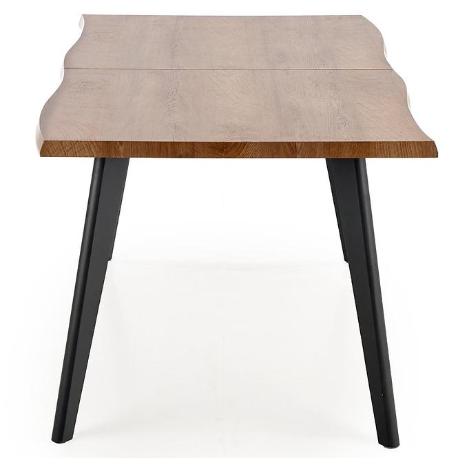 Rozkladací stôl Dickson 150/210x90cm  Mdf/Drevo – Dub Naturalny/Čierna