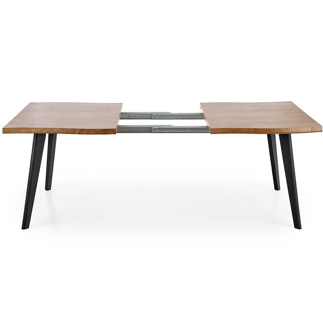 Rozkladací stôl Dickson 150/210x90cm  Mdf/Drevo – Dub Naturalny/Čierna