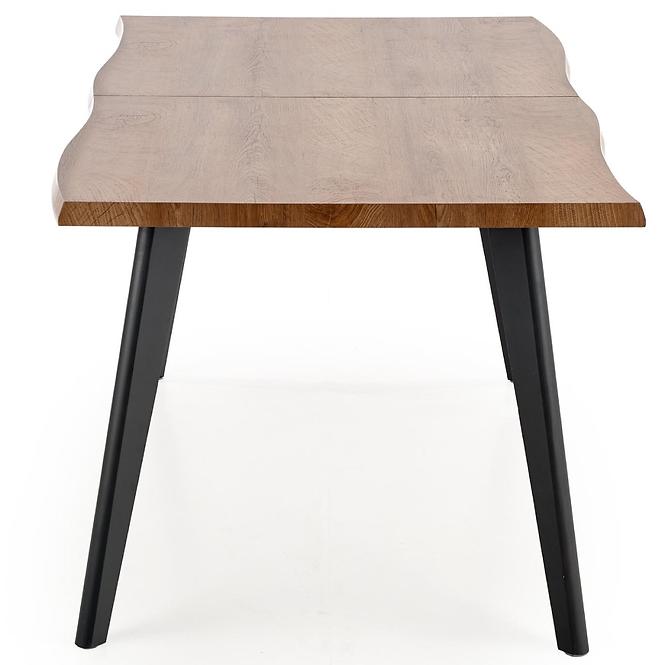 Rozkladací stôl Dickson 150/210x90cm  Mdf/Drevo – Dub Naturalny/Čierna