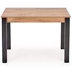 Rozkladací stôl Gino 100/135x60cm Dub Wotan/Čierna
