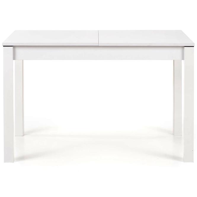 Rozkladací stôl Maurycy 118/158x75cm Płyta/Abs/Mdf – Biely