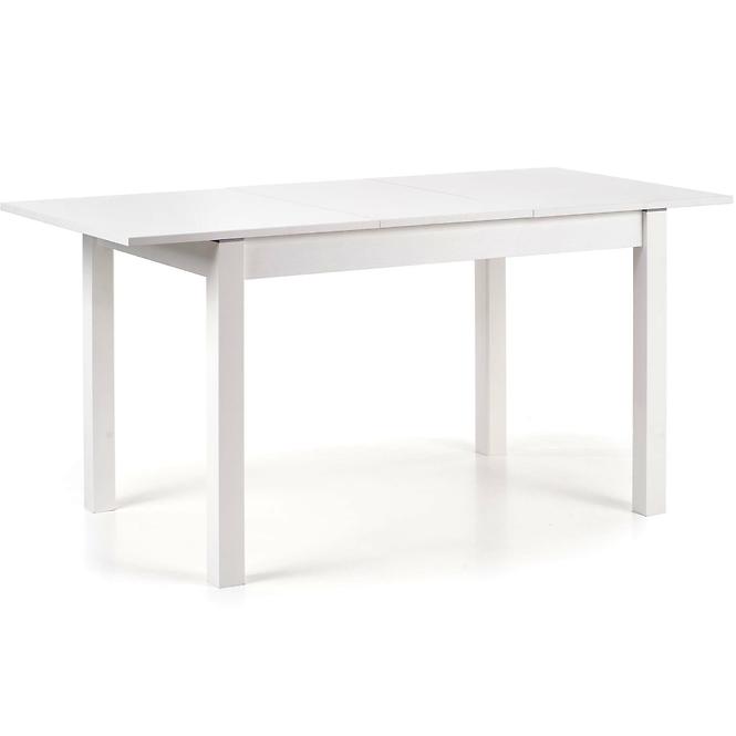 Rozkladací stôl Maurycy 118/158x75cm Płyta/Abs/Mdf – Biely