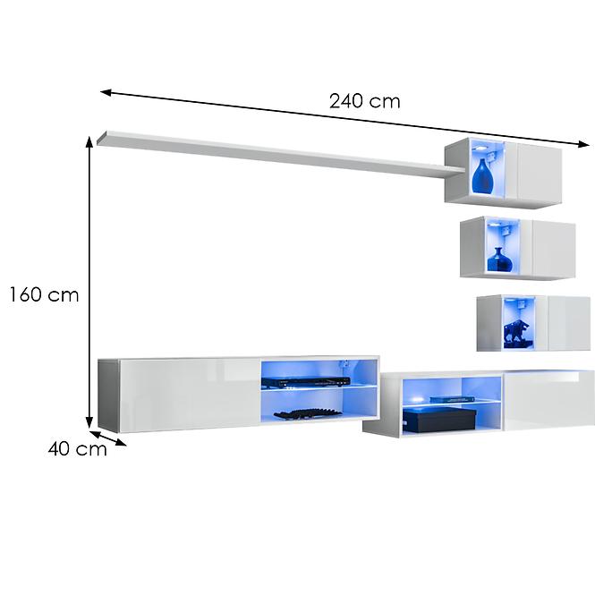 Obývacia Stena Switch Xxiv  Biely