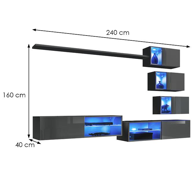 Obývacia Stena Switch Xxiv Grafit