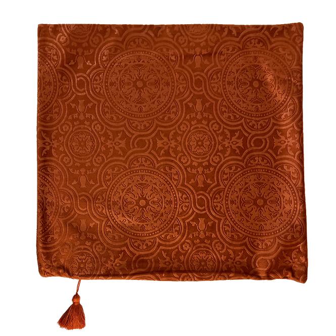 Obliečka Orient Velvet oranžový 43x43 Merkury Home