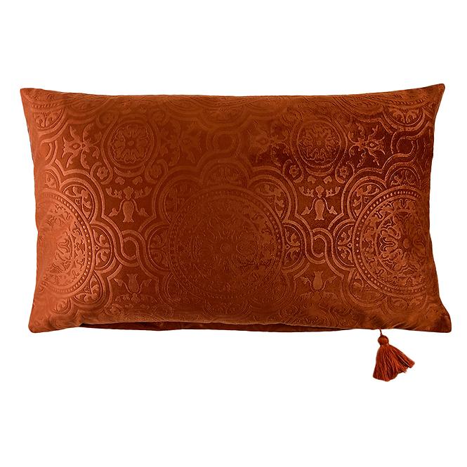 Obliečka Orient Velvet oranžový 30x50 Merkury Home