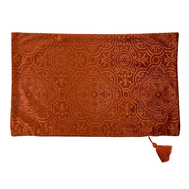 Obliečka Orient Velvet oranžový 30x50 Merkury Home