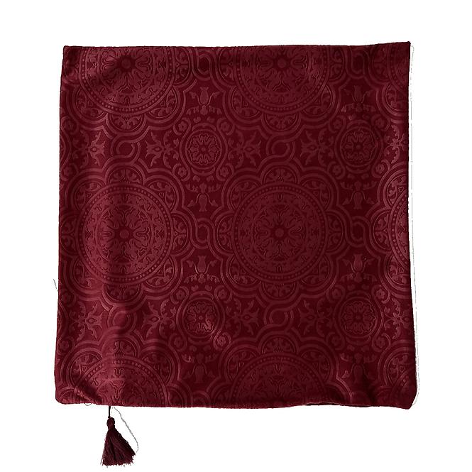 Obliečka Orient Velvet bordová 43x43 Merkury Home