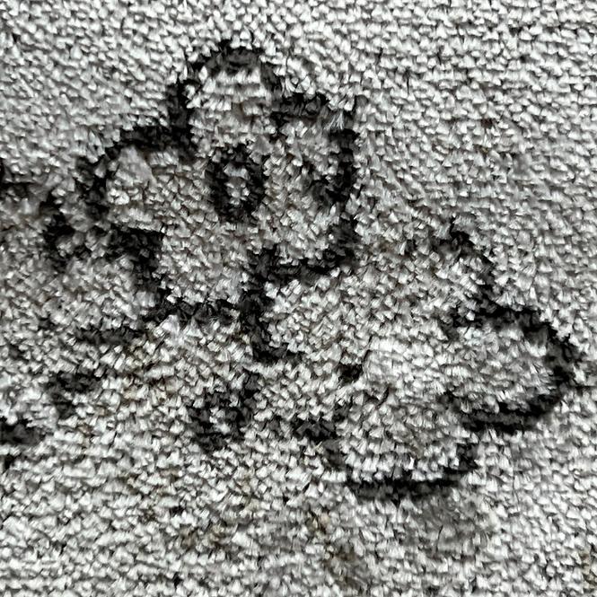 Viskózový koberec Mahhad 0,8/1,5 84475 strieborný/antracit