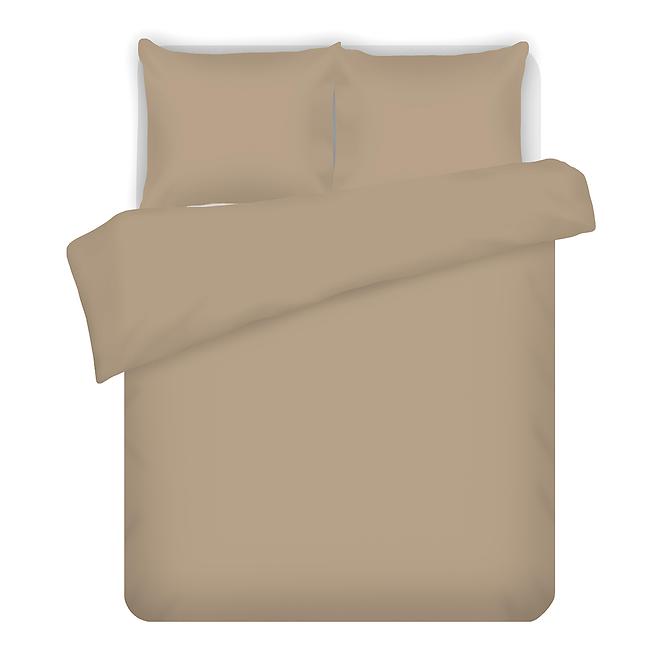 Bavlnená posteľná bielizeň  Mono béžová 220x200 (2) 70x80 Merkury Home