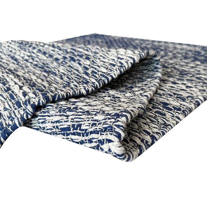 Bavlnený koberec Chindi  0,6/1,2 CR-1295 modrý