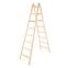 Drevený rebrík dvojstranný 8-stupňový 150 kg,2