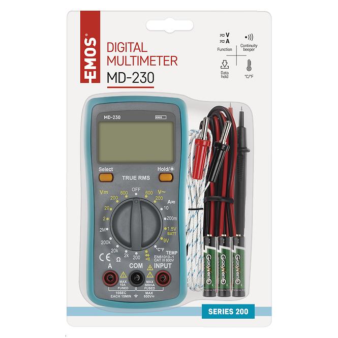 Digitalny multimeter MD-230 M0230