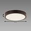 Luster ATUT LED C WENGE 24W NW 04152 PL1,3