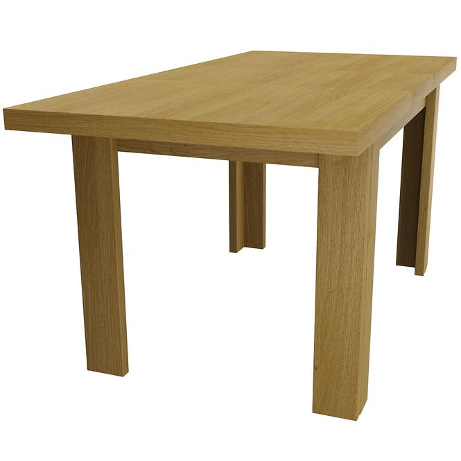 Rozkladací stôl  malý 120/160x80cm hikora