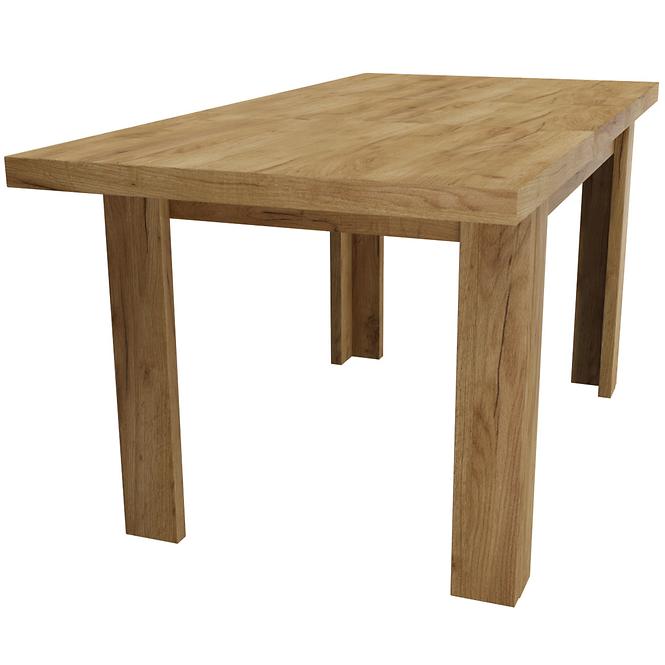 Rozkladací stôl  malý Natural 120/160x80cmx80 ribbeck