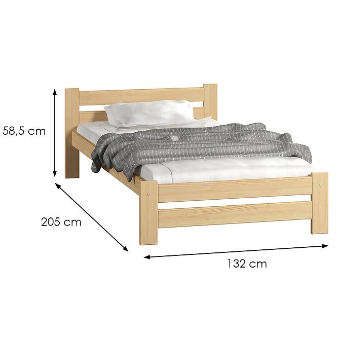 Posteľ  Agata 120X200 borovica bez rámu