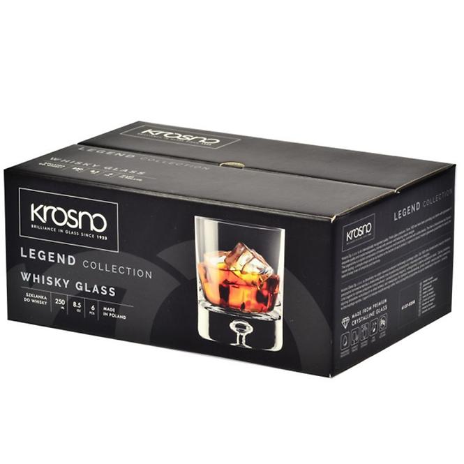 Pohár na whisky Legend Krosno 250 ml 6 ks