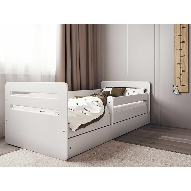 Detská posteľ Tomi+Sz+M Biely 80x140