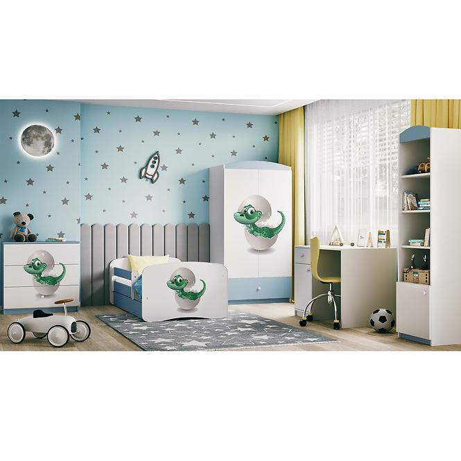 Komoda Pre Detská Babydreams Modrá – Dino