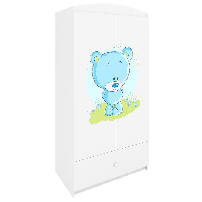 Skriňa Babydreams Biely – Medveď Modrá