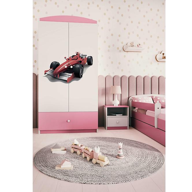 Skriňa Babydreams Ružová – Racer