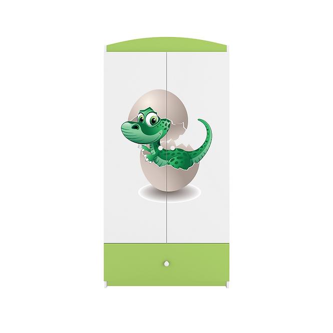 Skriňa Babydreams Zelená – Dino
