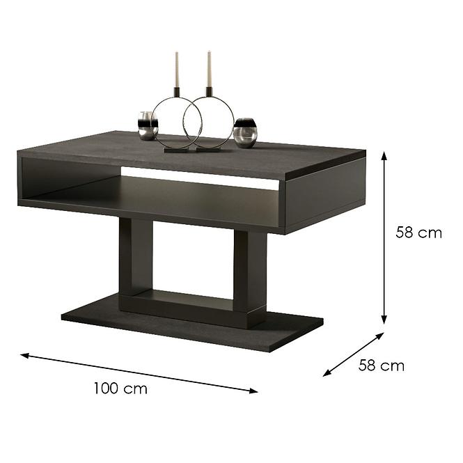 Konferenčný stolík Tilo 100 betón tmavý
